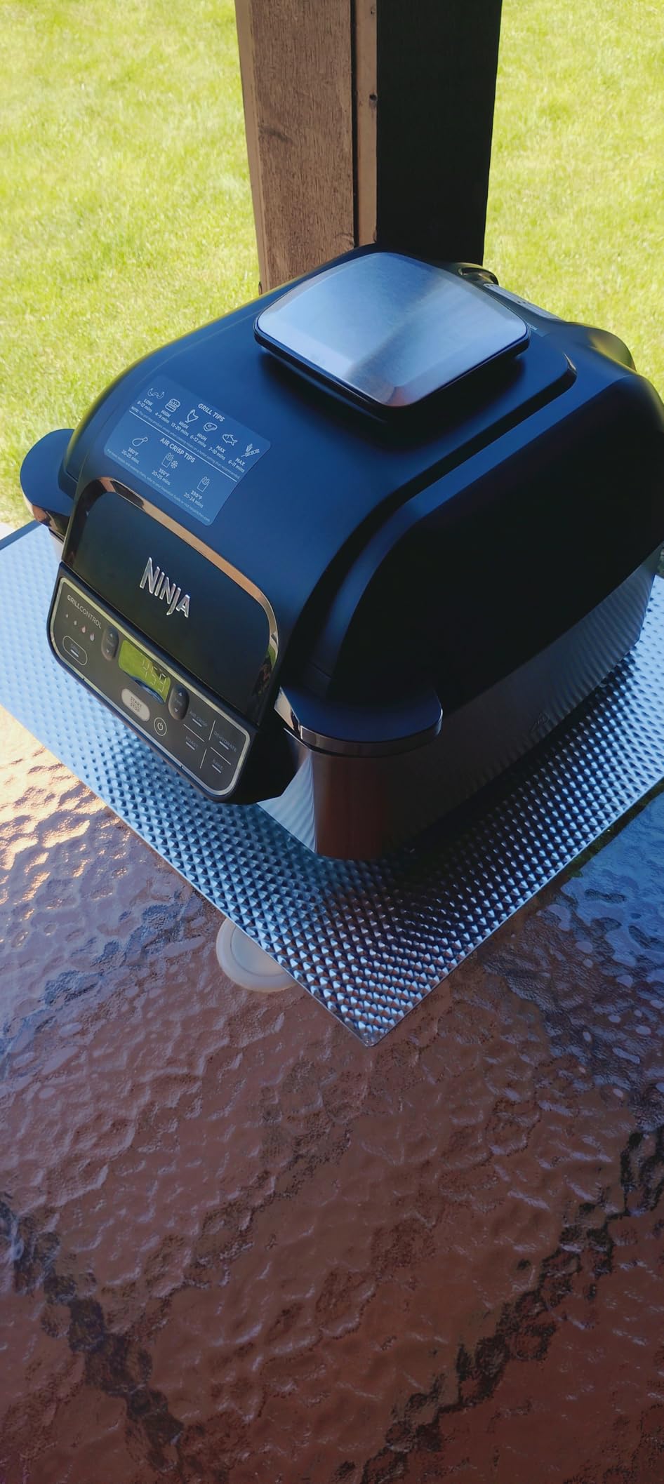 Ninja® Foodi® 5-in-1 XL Indoor Grill & Air Fryer, Black/Grey, AG301 customer photo 1