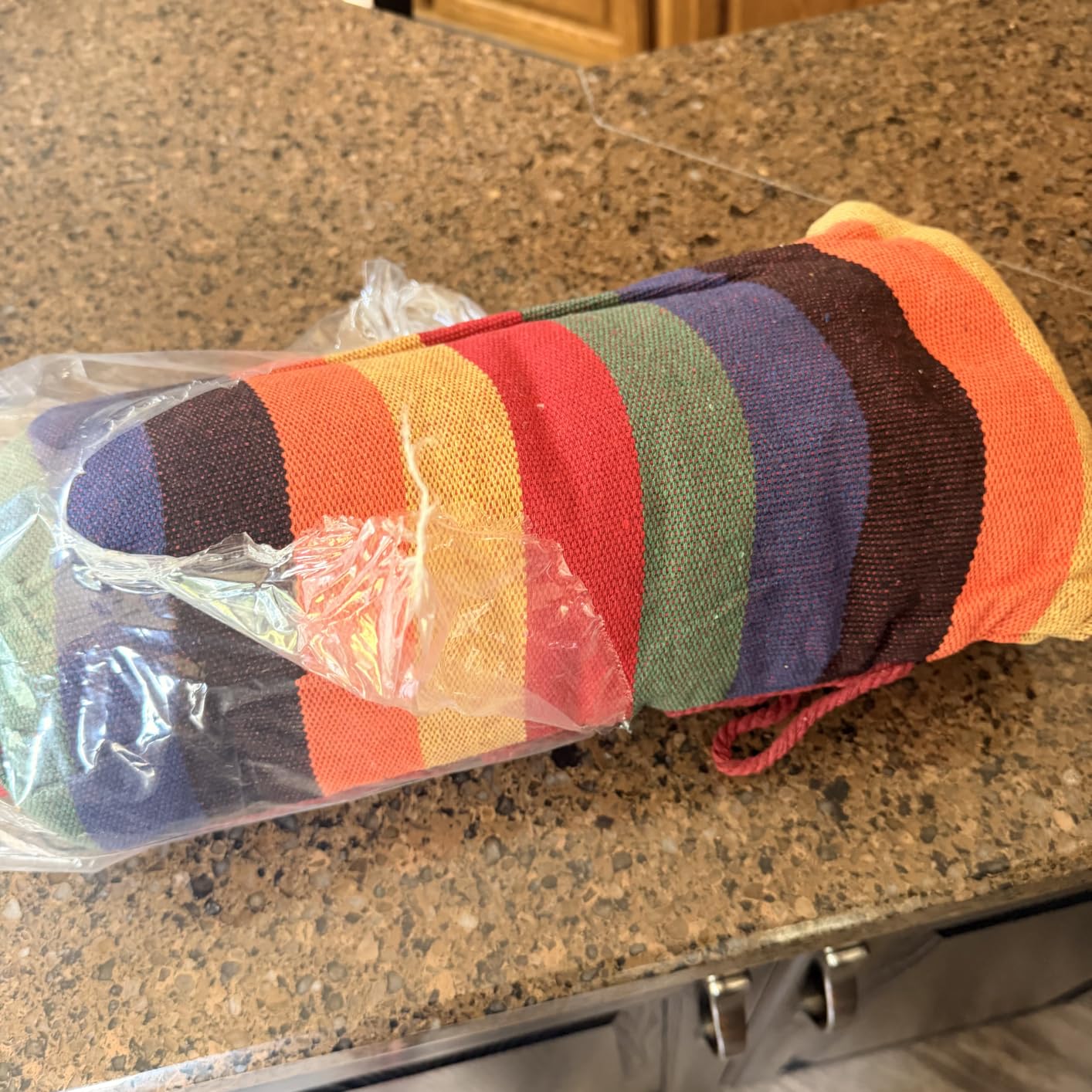 ANYOO Cotton Camping Hammock Portable with Tree Straps Holds 660lbs customer photo 1