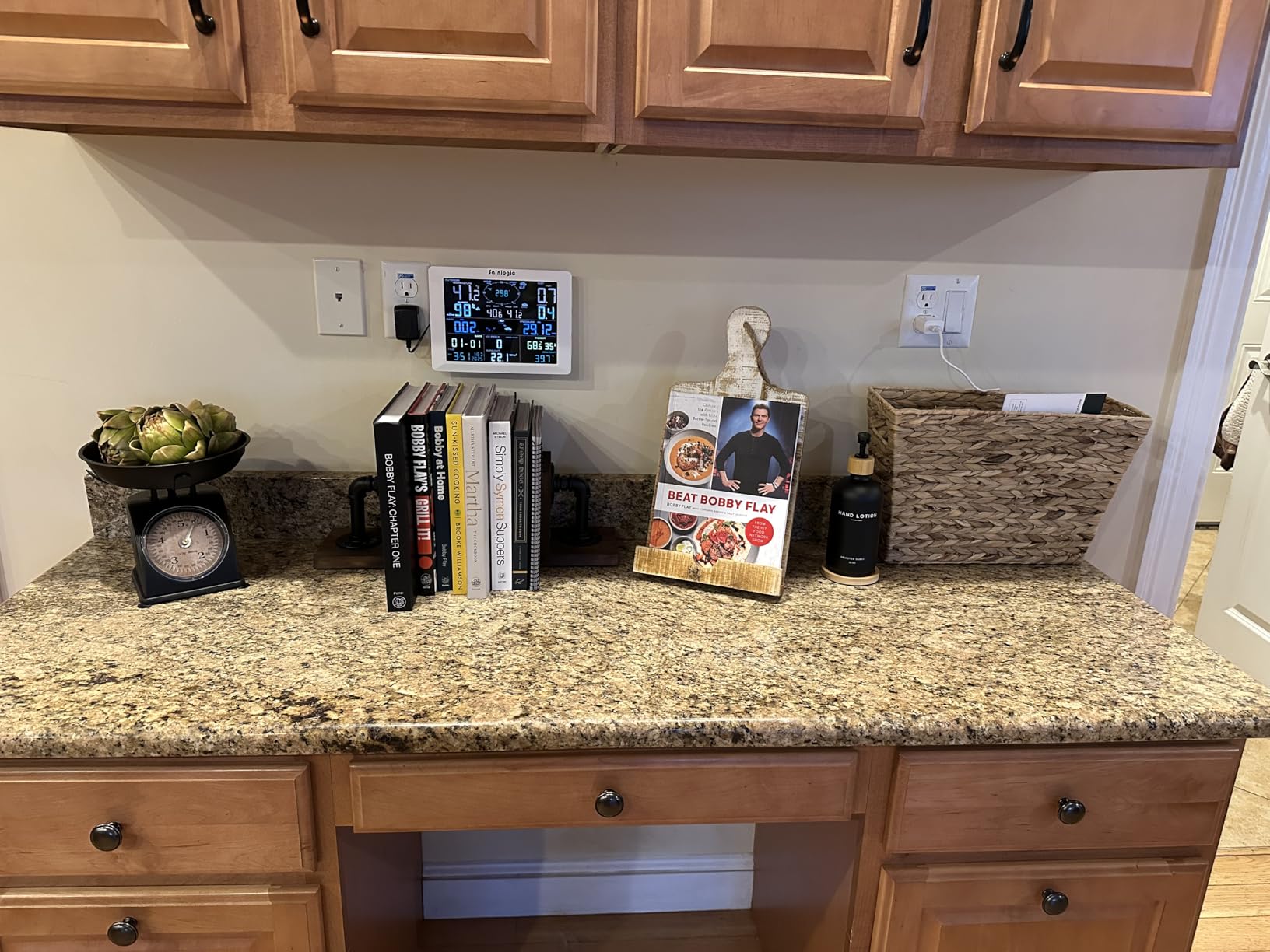 MyGift Burnt Wood Bookends with Metal Industrial Pipe Design, 2 Piece Set customer photo 2