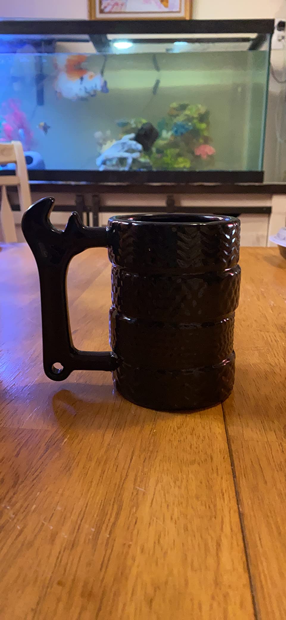 Tire Coffee Tea Mug Gift for Car Lovers Mechanics Car Enthusiasts Gifts for Man Birthday Gift customer photo 2