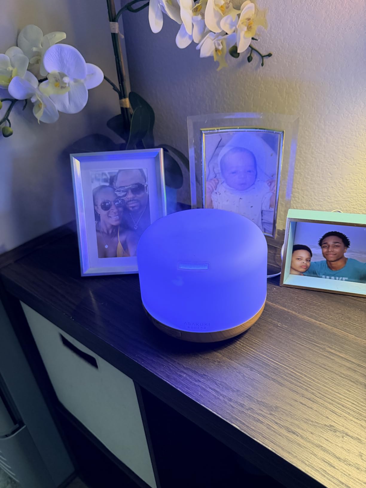 ASAKUKI Oil Diffuser with Essential Oils Set, 500ml Aromatherapy Humidifier customer photo 2
