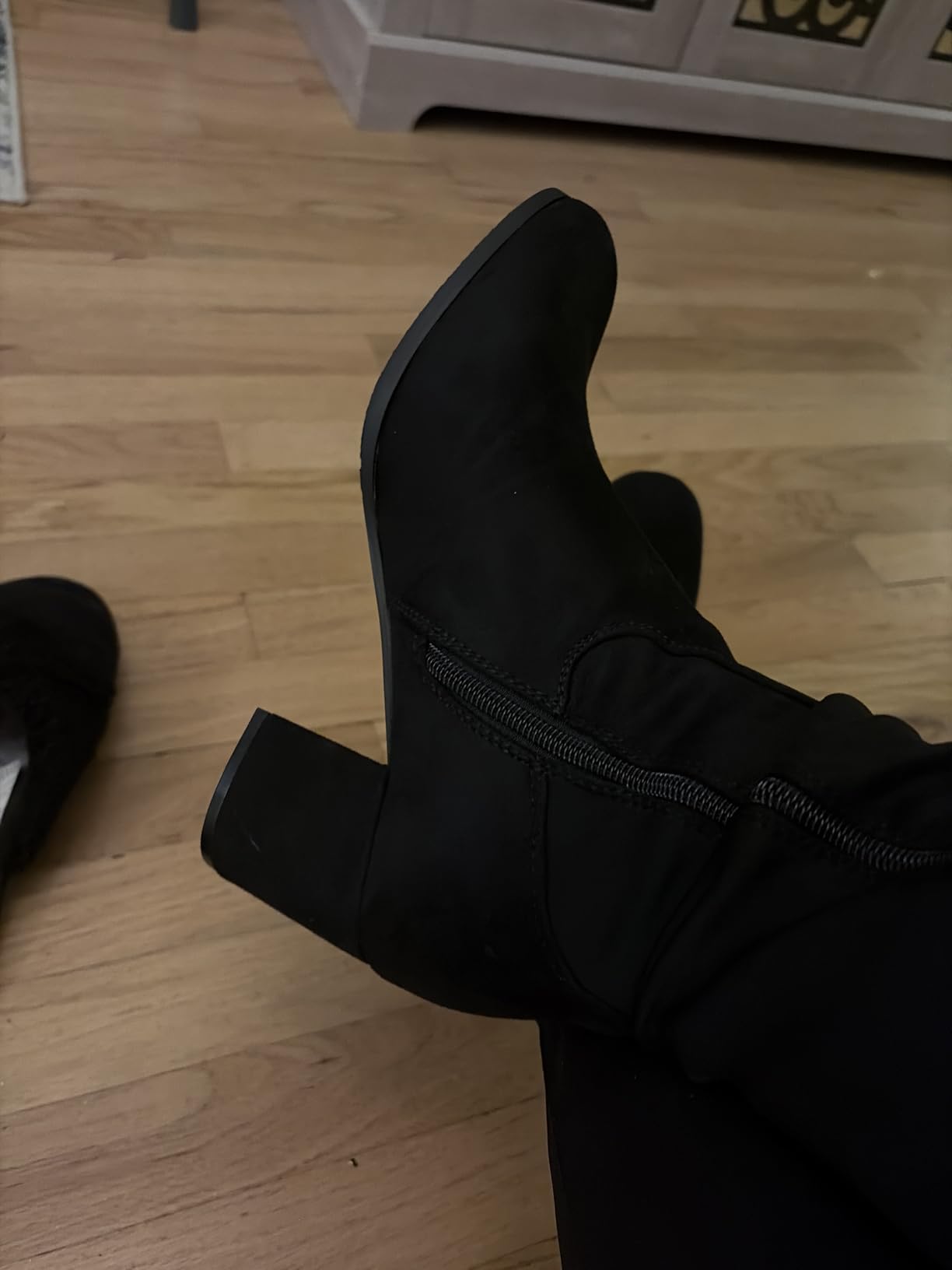 DREAM PAIRS Women's Knee High Stretchy Fashion Boots customer photo 2
