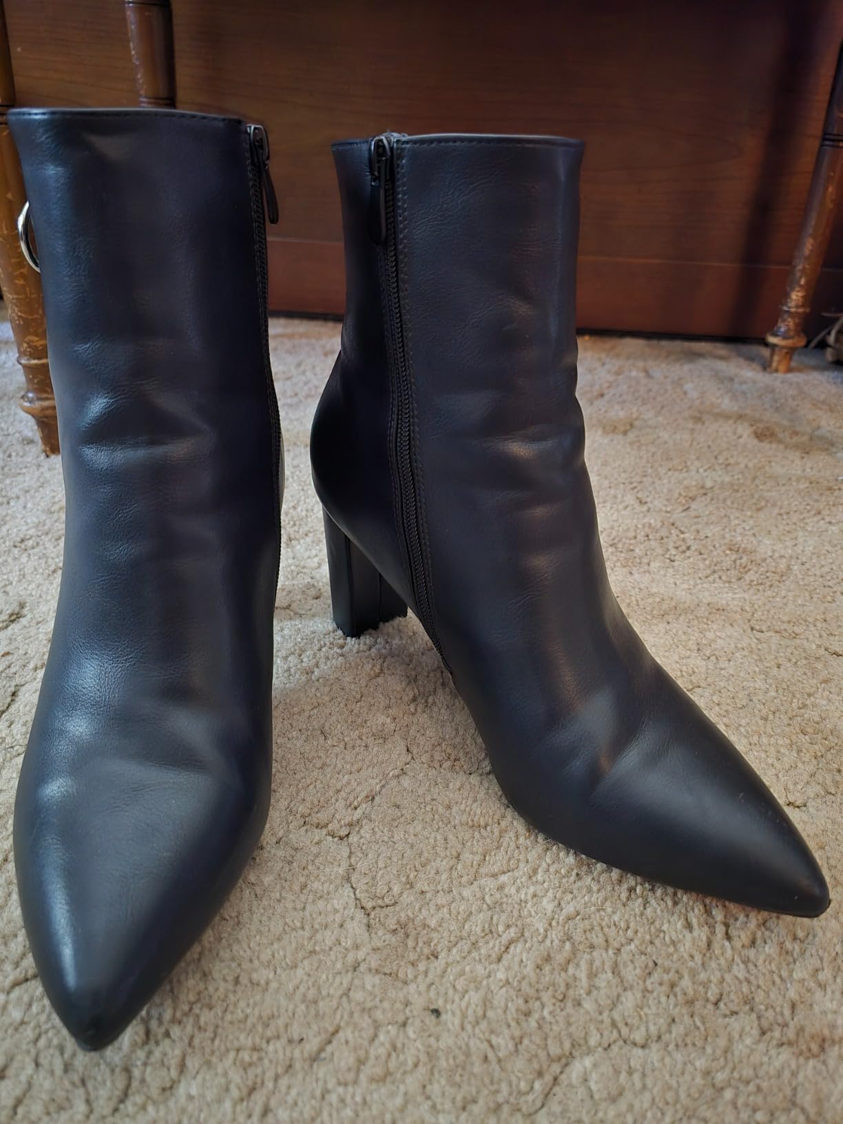 DREAM PAIRS Women's Chunky Heel Ankle Booties customer photo 1