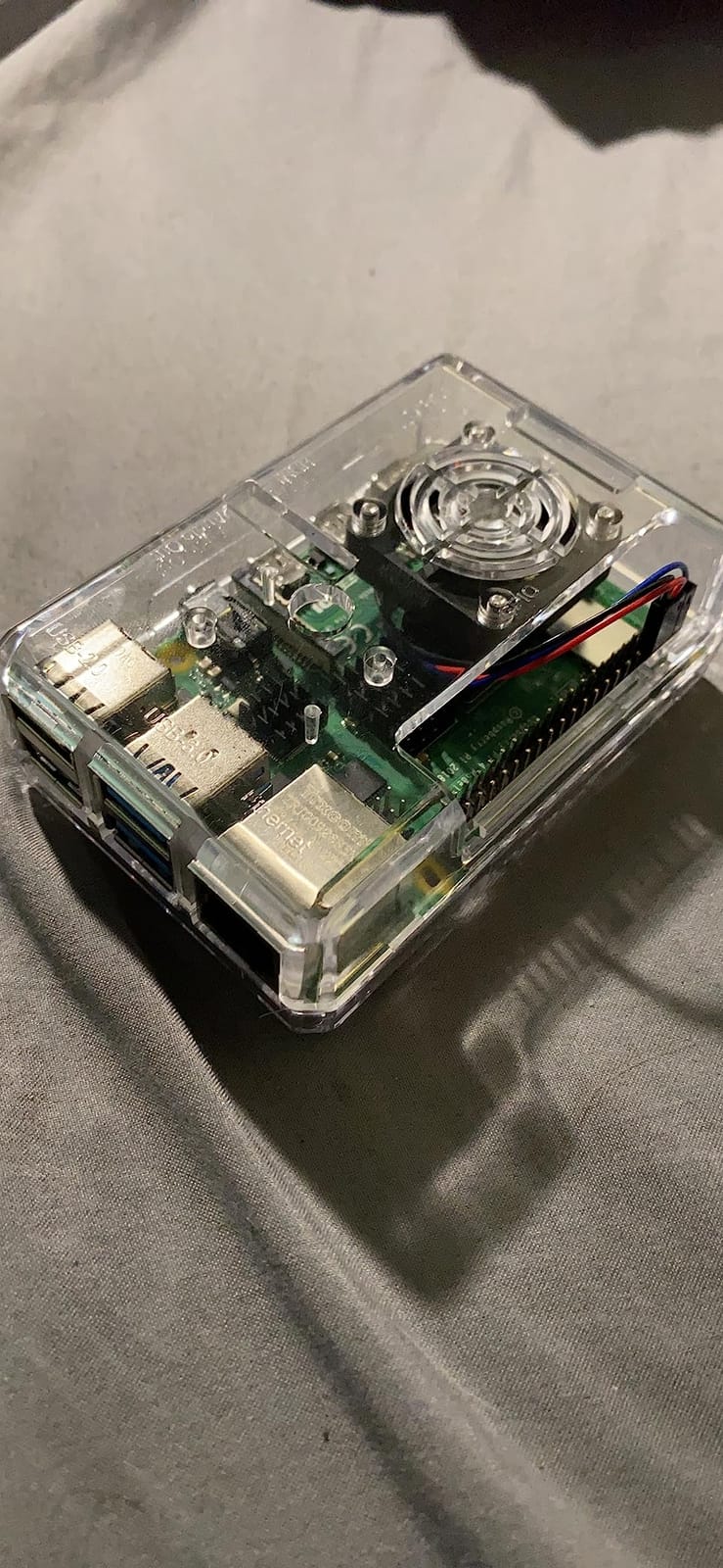 Vilros Basic Starter Kit for Raspberry Pi 4 with Fan Cooled ABS Case-Includes Raspberry Pi 4 Board and 7 Accessories (4GB, Clear Transparent Case) customer photo 2