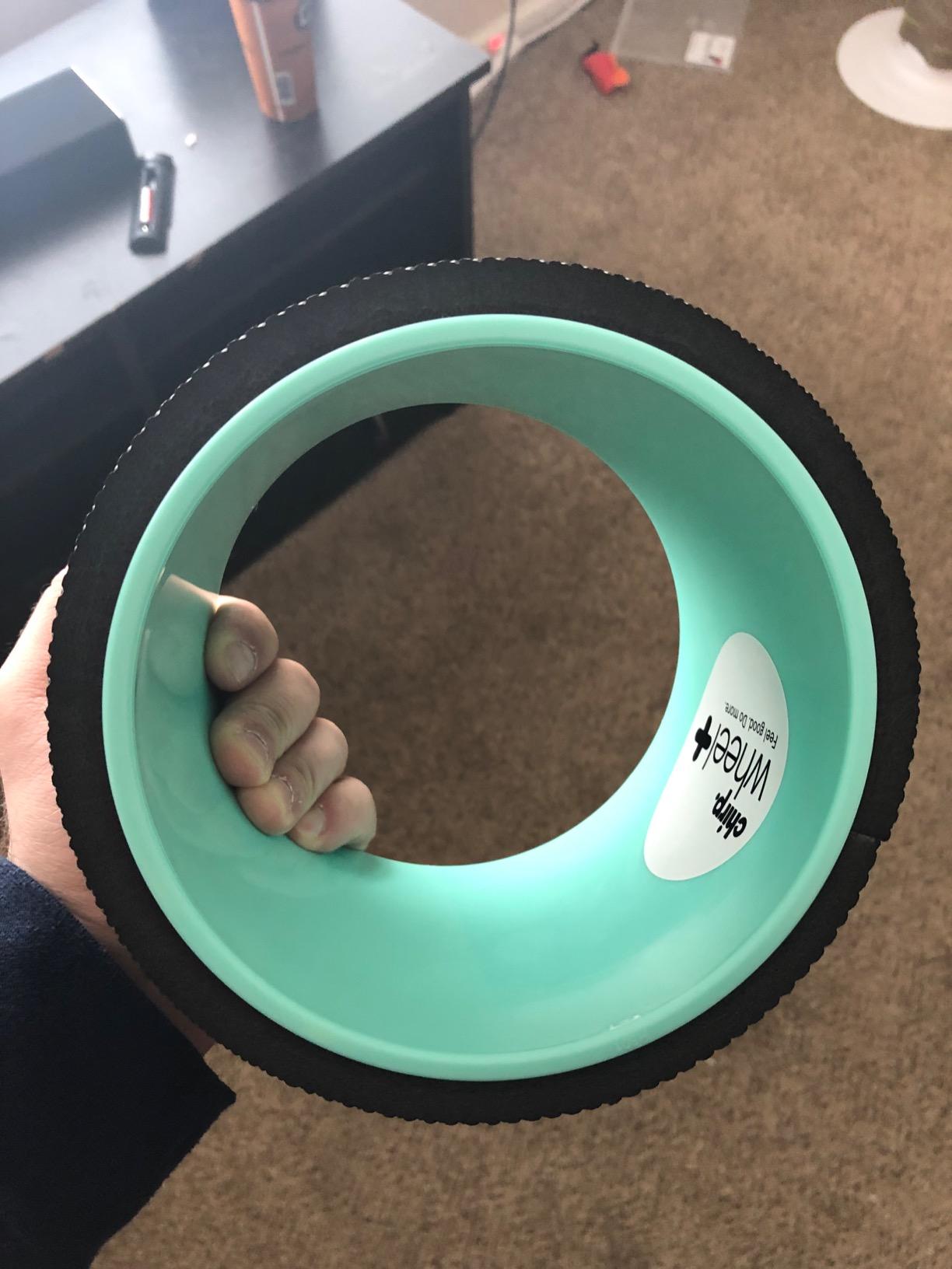 Chirp Wheel+ Foam Roller, Back & Neck Pain Relief, Mint 6-Inch customer photo 2
