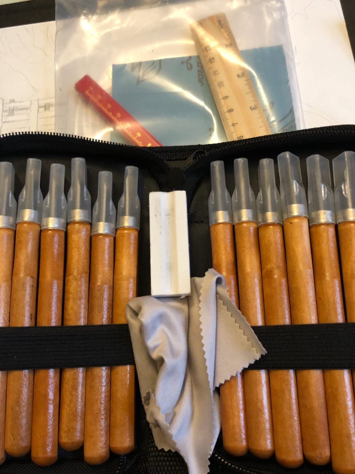 AUGSUN Wood Carving Knife Set, 20 PCS Wood Carving Kit customer photo 1