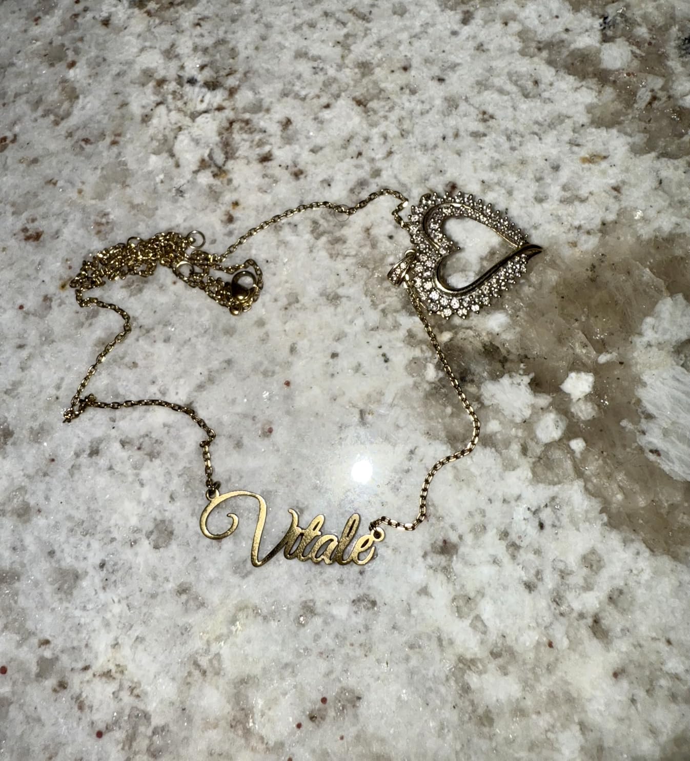 TinyName Custom Name Necklace Personalized 18K Gold Plated Nameplate Customized Jewelry Gift for Women customer photo 2