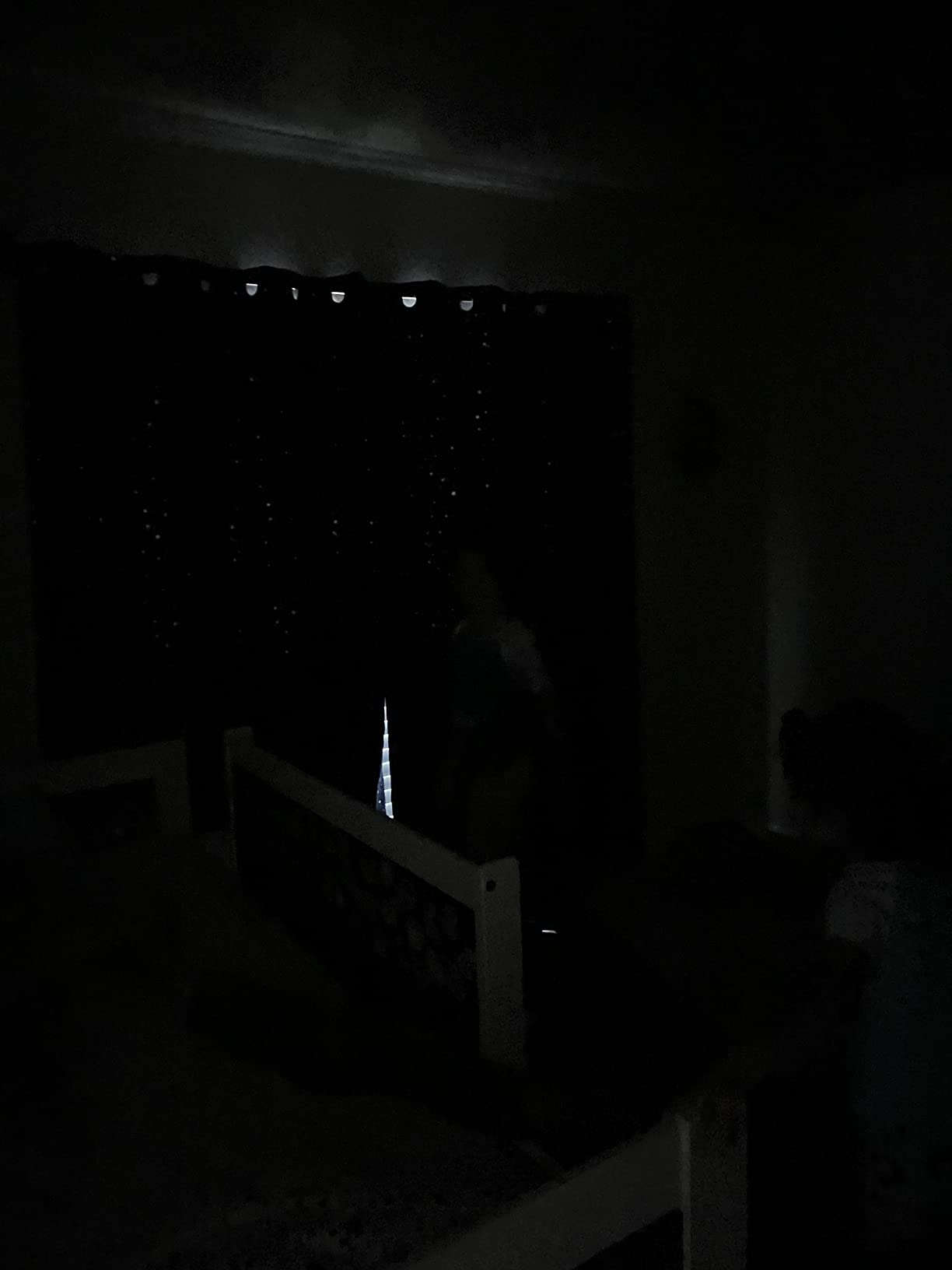 PrinceDeco Blackout Kids Curtains for Bedroom 84 Inch Long, Navy, 2 Panels customer photo 2