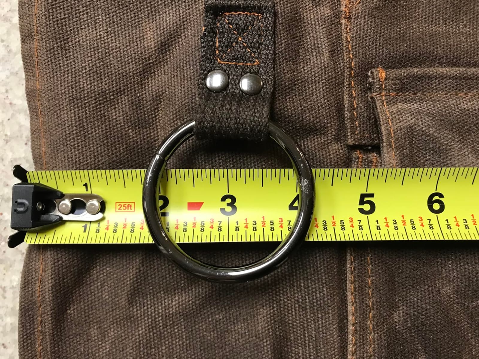 ecoZen 16oz Waxed Canvas Work Apron with Pockets - Waterproof, Fully Adjustable to Comfortably Fit Men and Women, 27 x 34 inches, Tough Tool Apron for Lasting Protection - Brown, Size S to XXL customer photo 1