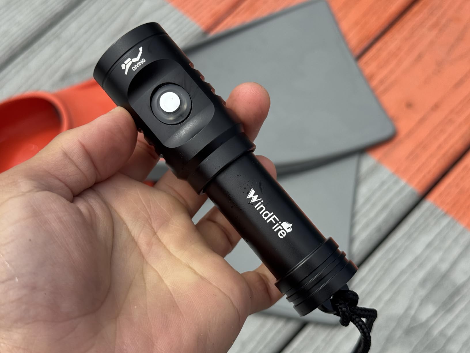 WINDFIRE Dive Light Scuba Diving Flashlight Bright Underwater Flashlight customer photo 2