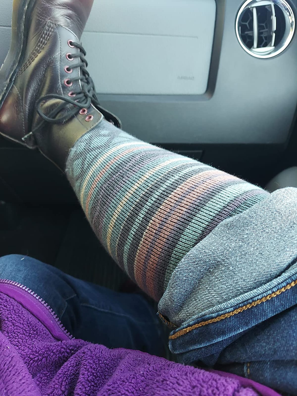 OutdoorMaster Merino Wool Ski Socks for Men & Women, Cold Weather Warm Sock customer photo 1