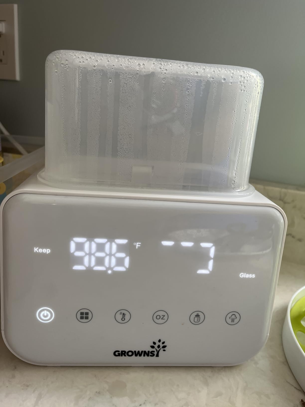 GROWNSY Fast Double Baby Bottle Warmer for Breastmilk & Formula, White customer photo 2