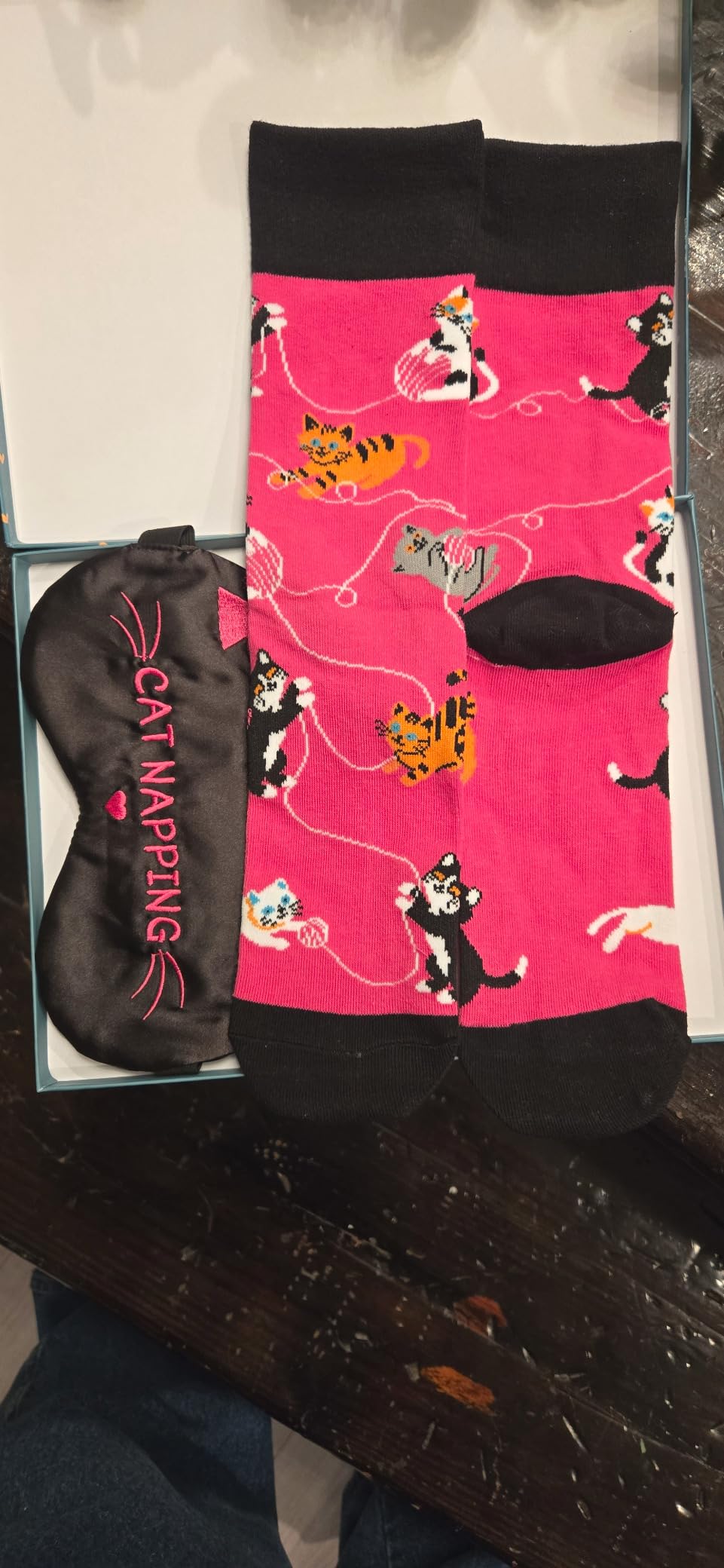 Cavertin Women's Novelty Socks with Gift Box Cat Lover Dog Mom Book Lover Cat Mom Llama Unicorn Sloth Corgi customer photo 1