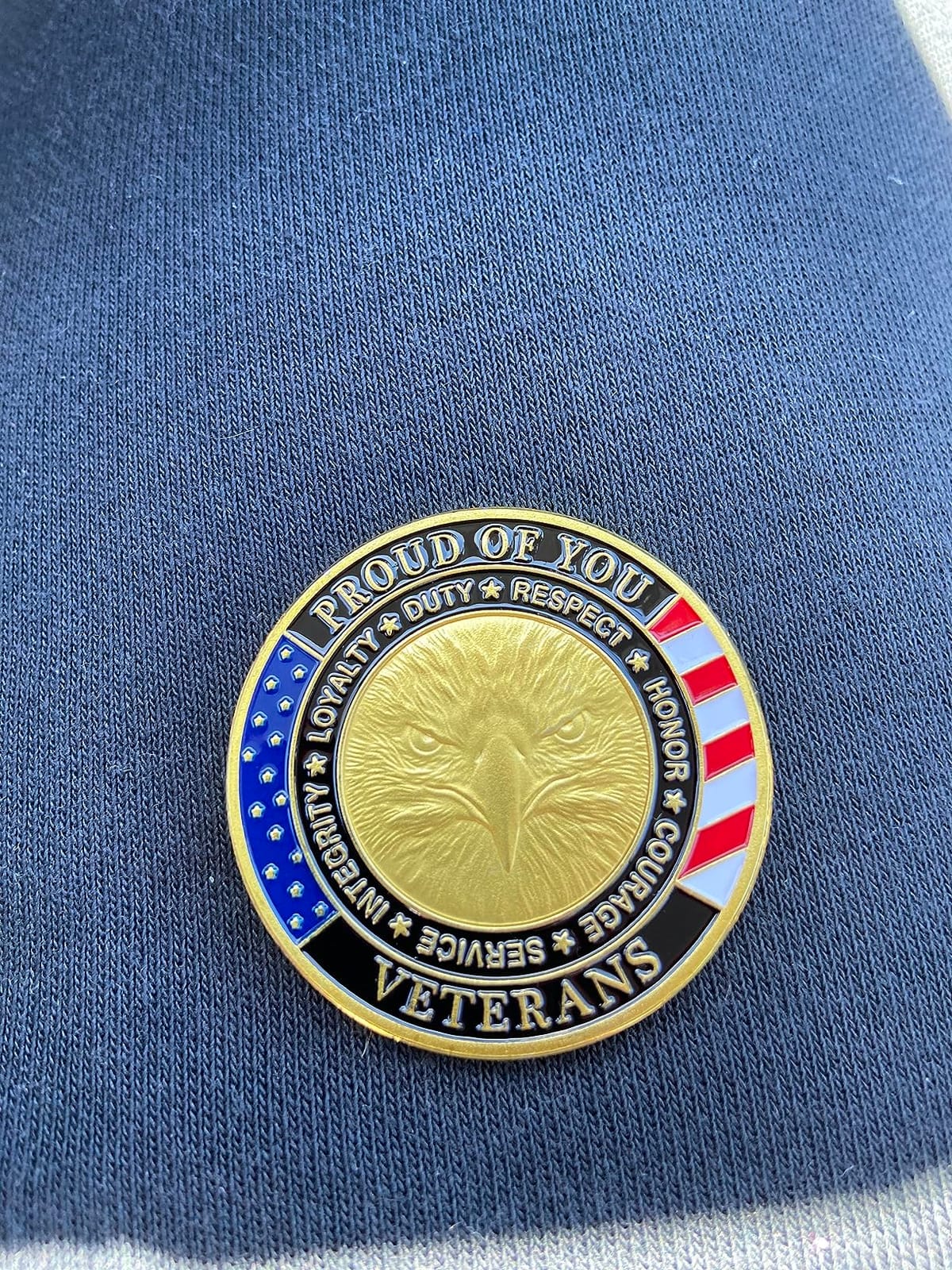 Military Veterans Challenge Coin Thank You for Your Service Appreciation Gift customer photo 1