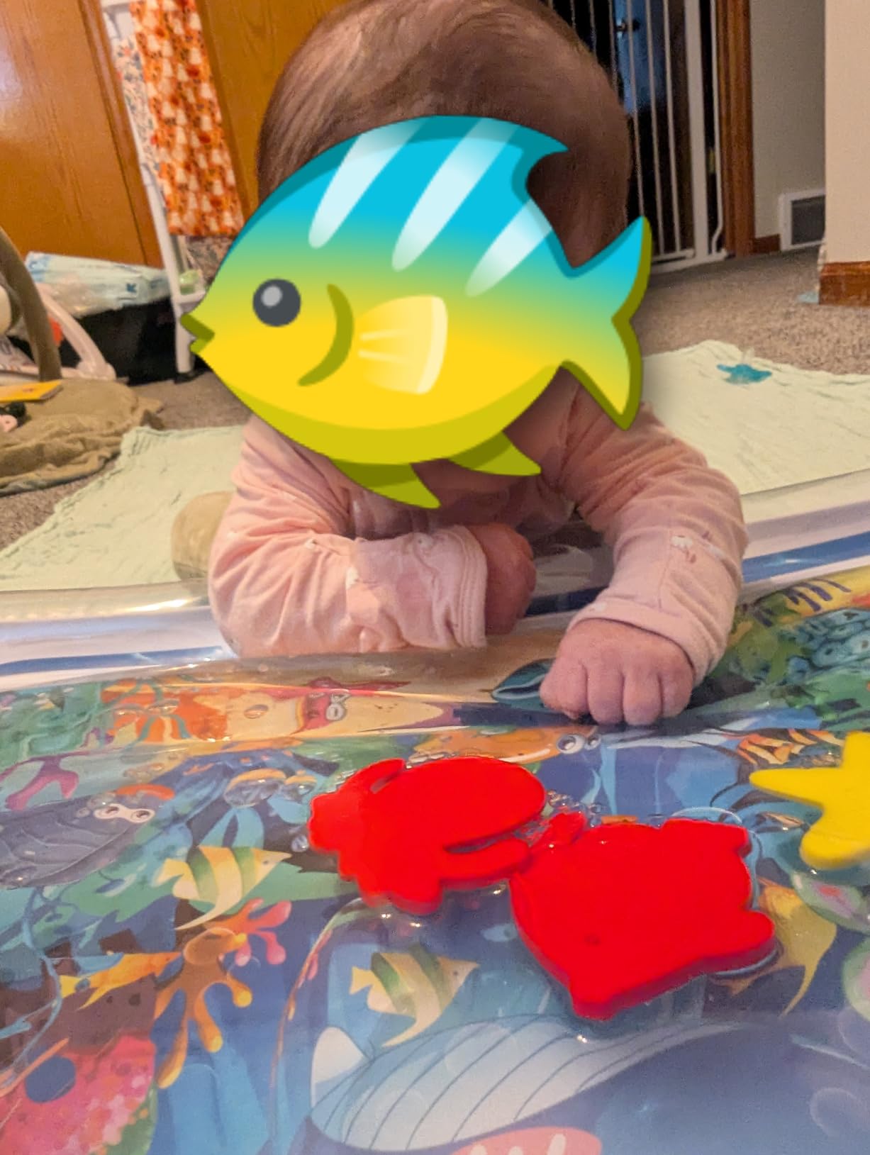 Infinno Inflatable Tummy Time Water Mat, Baby Sensory Toys 3-24 Months customer photo 1