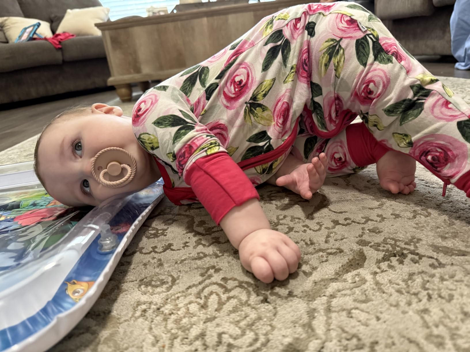 Infinno Inflatable Tummy Time Water Mat, Baby Sensory Toys 3-24 Months customer photo 2