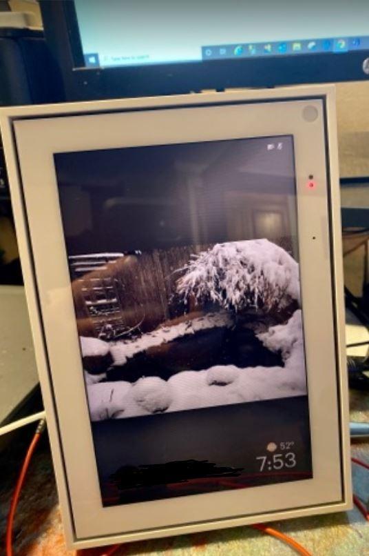 Facebook Portal Mini - Smart Video Calling 8” Touch Screen Display with Alexa - Black customer photo 1