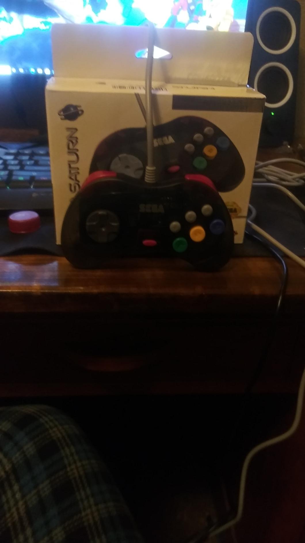 Retro-Bit SEGA Saturn Wired USB Controller - (Slate Grey) customer photo 2
