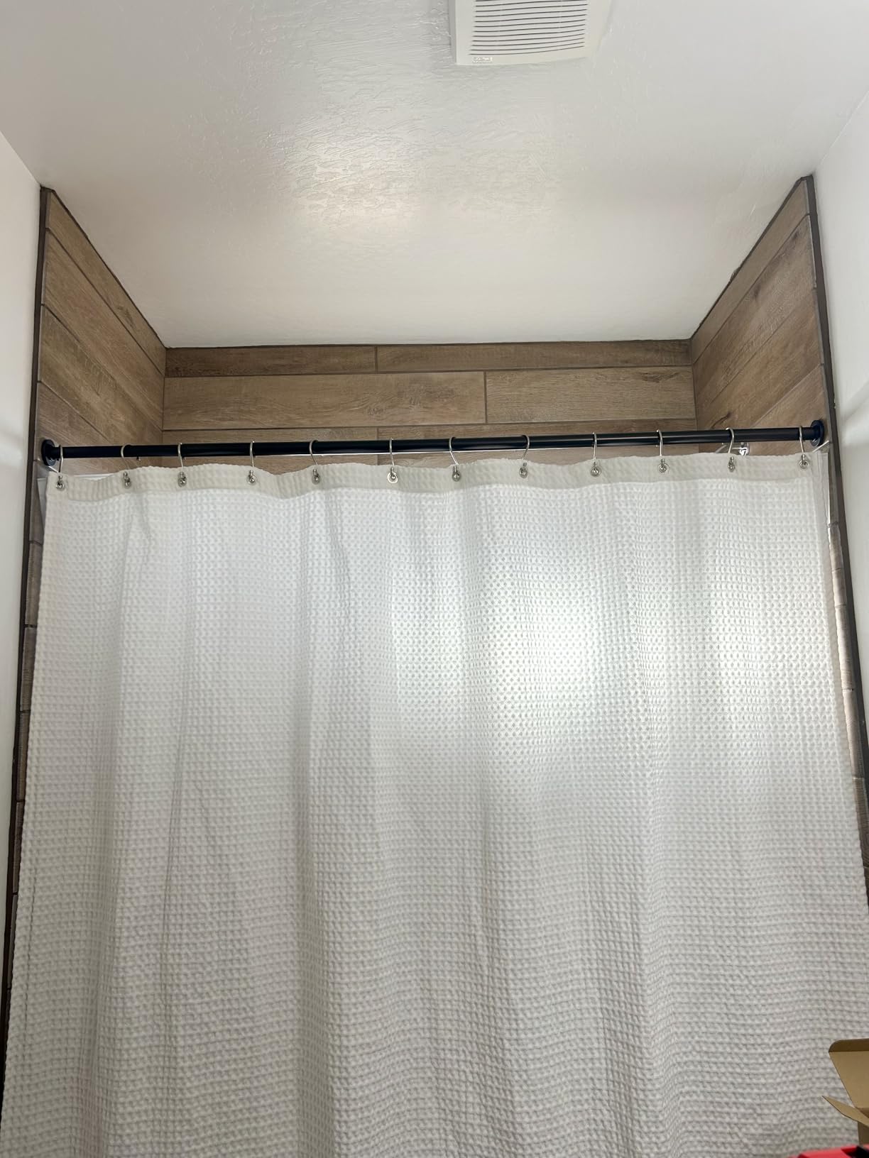 Ivilon Tension Curtain Rod - Spring Tension Rod for Windows or Shower, 24 to 36 Inch. Warm Gold customer photo 1