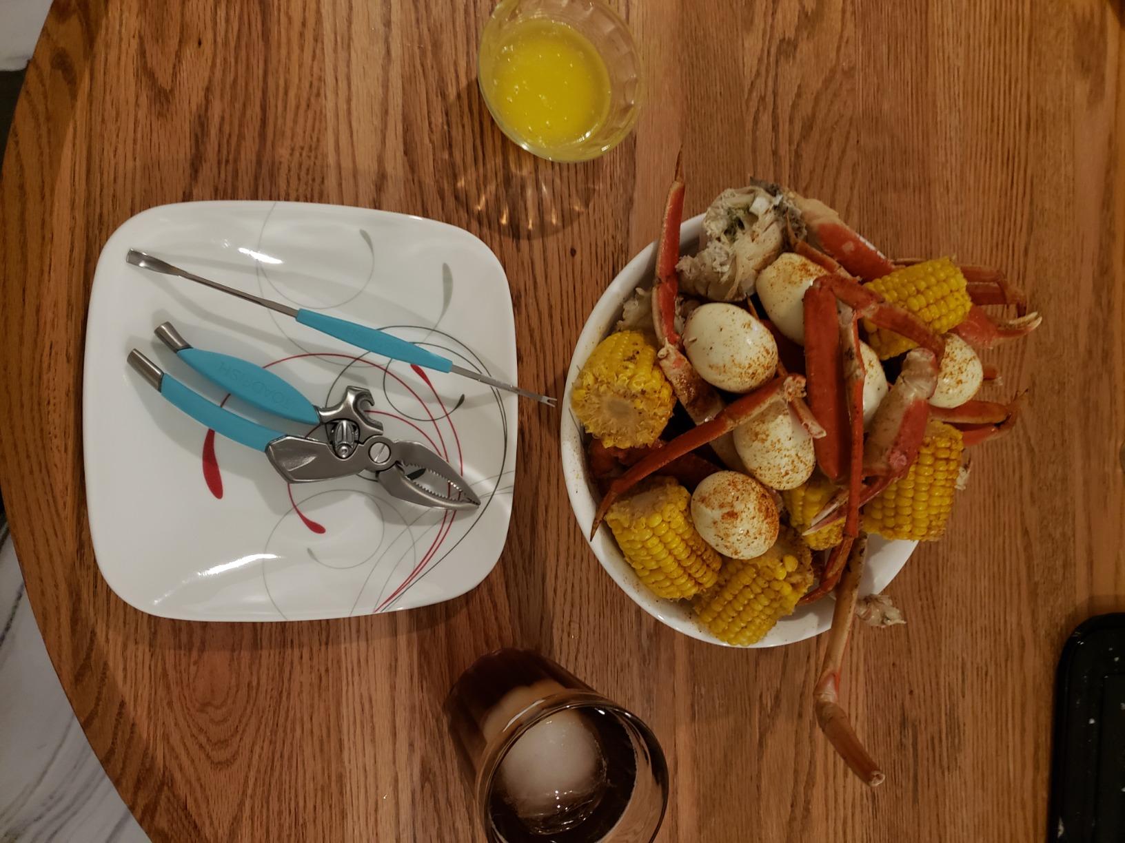 Toadfish Crab & Lobster Crackers and Tools Set, 6 Pc Stainless Steel customer photo 1