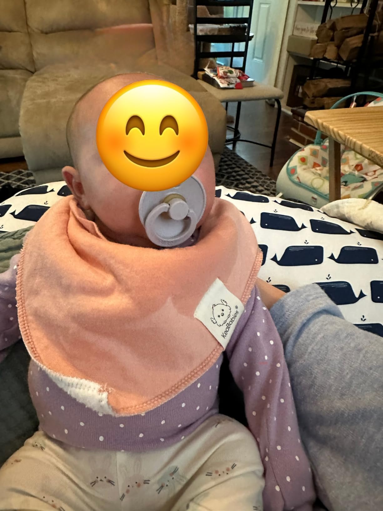 BIBS Pacifiers Colour Collection | Natural Rubber Baby Pacifier | Round Nipple | Set of 2 BPA-Free Soothers | Made in Denmark | 0+ Months (Pack of 2) | Sage/Ivory customer photo 1