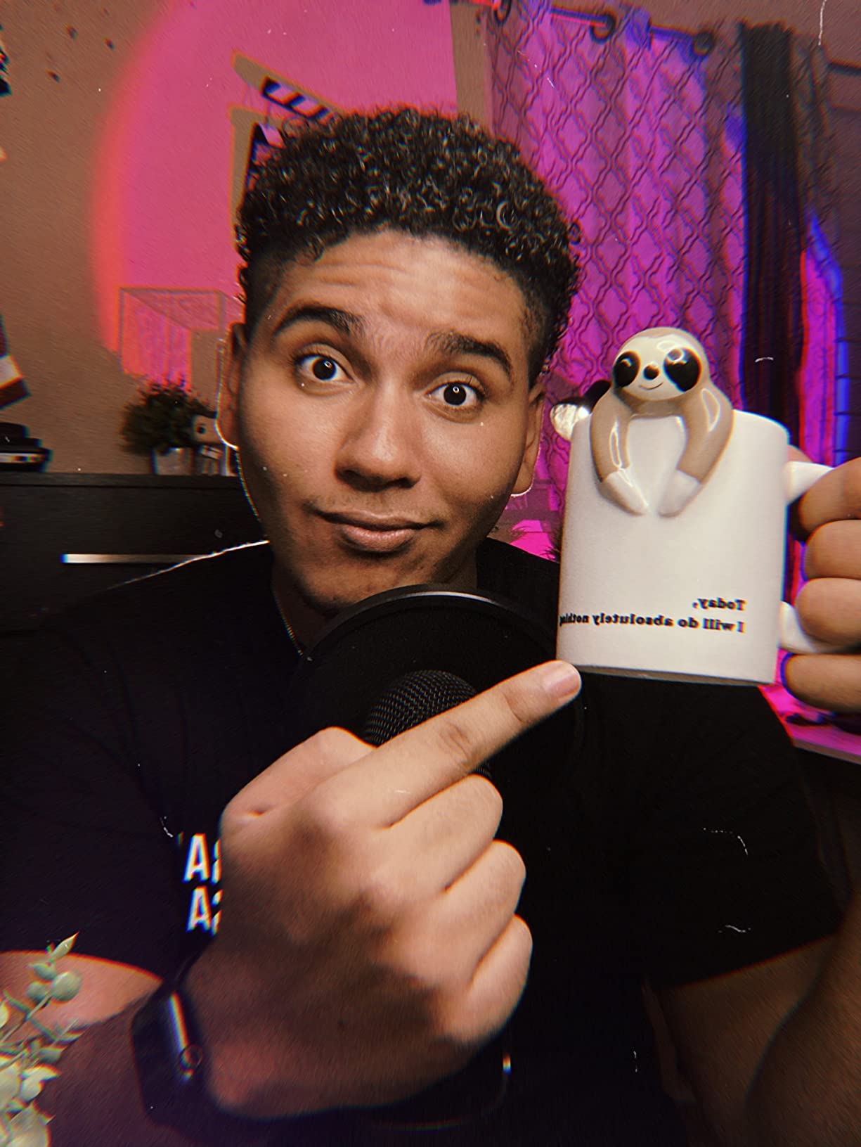 Decodyne Funny Sloth Coffee Mug - Cute Sloth Gifts For Coworkers Women & Men - White Elephant Gifts for Adults, Funny Office Present customer photo 2