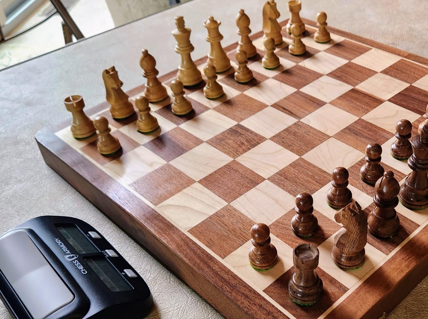 Chess Armory Digital Chess Clock - Portable Timer with Tournament and Bonus Time Features customer photo 1