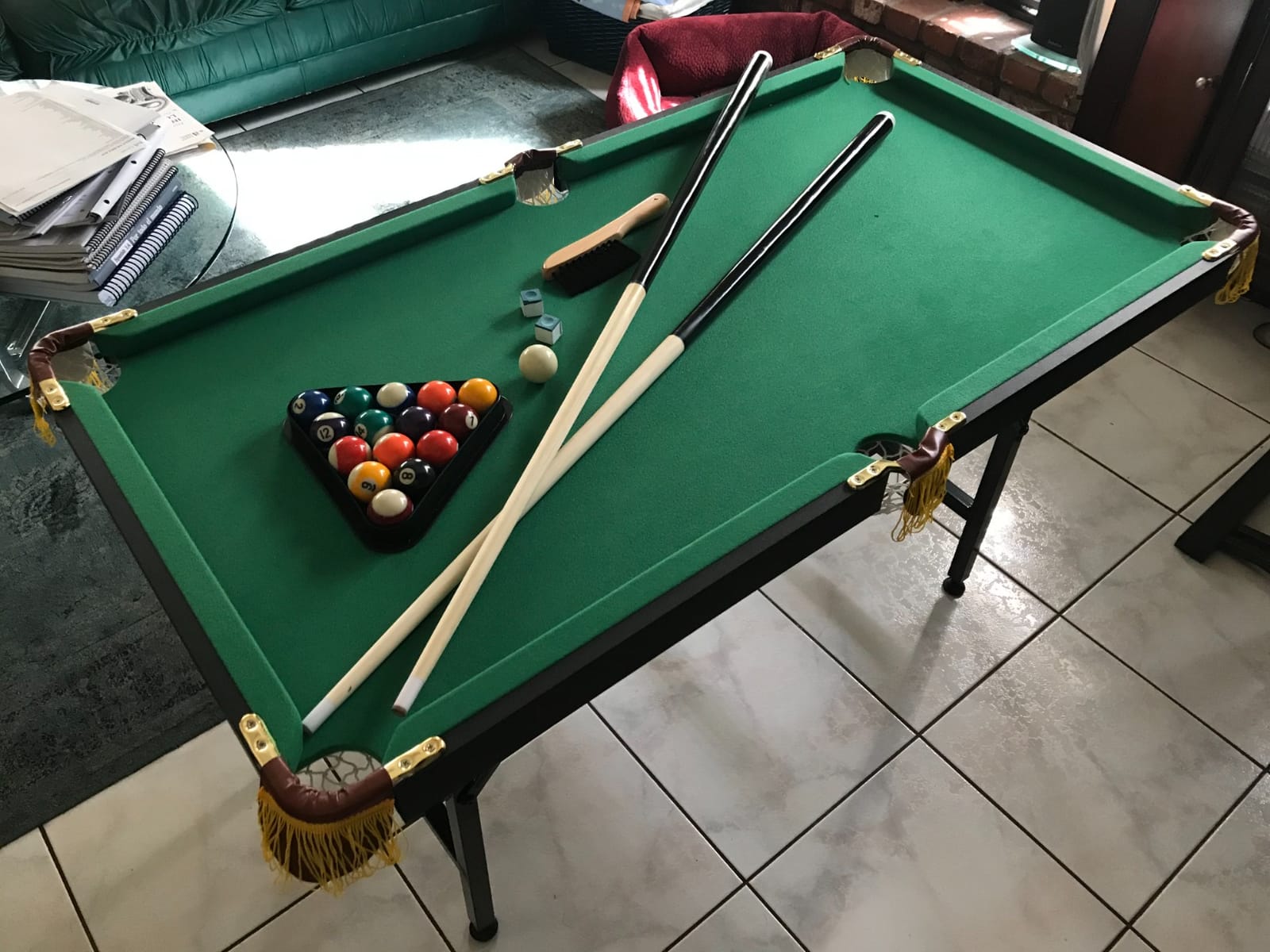 RACK Leo 4-Foot Folding Billiard/Pool Table – Space-Saving Indoor Game Table customer photo 1