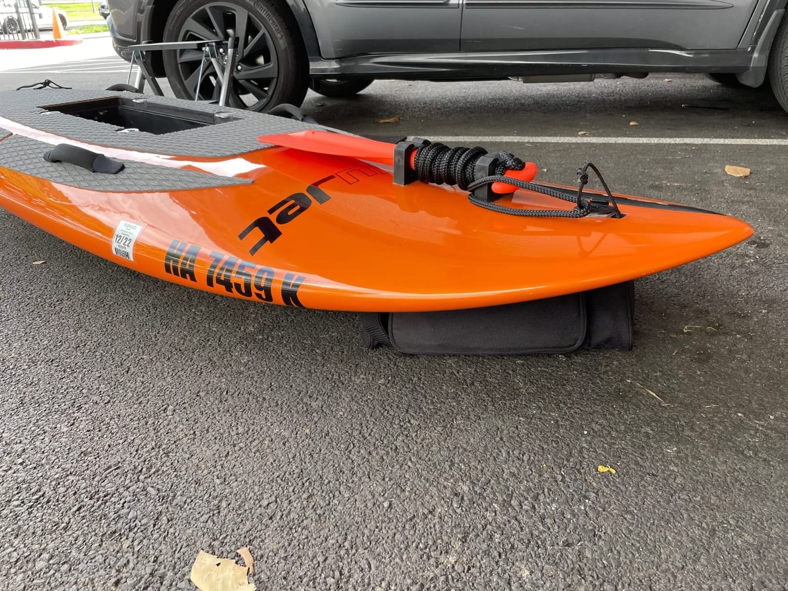 Attwood Emergency Telescoping Paddle for Boating, Orange customer photo 2