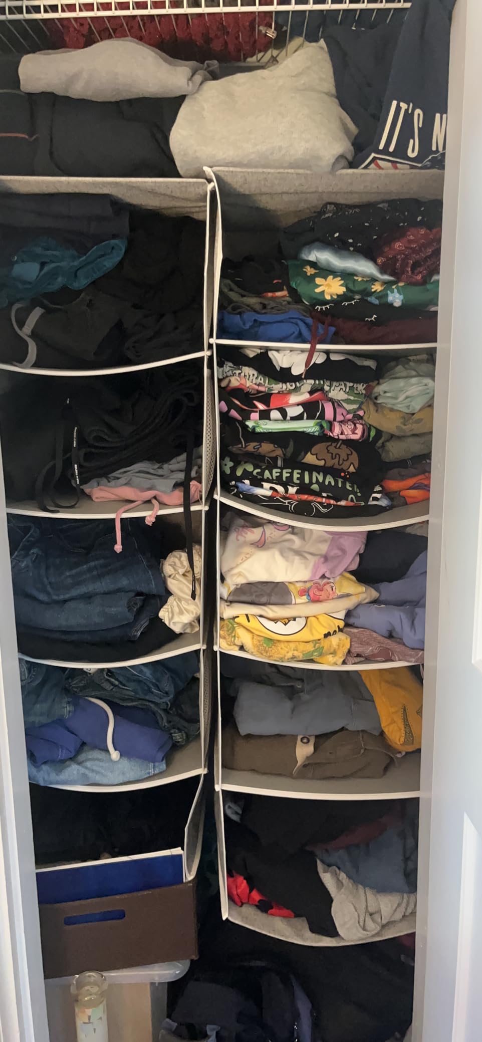 StorageWorks Hanging Closet Organizer for Small Closets, 5 Shelf customer photo 1