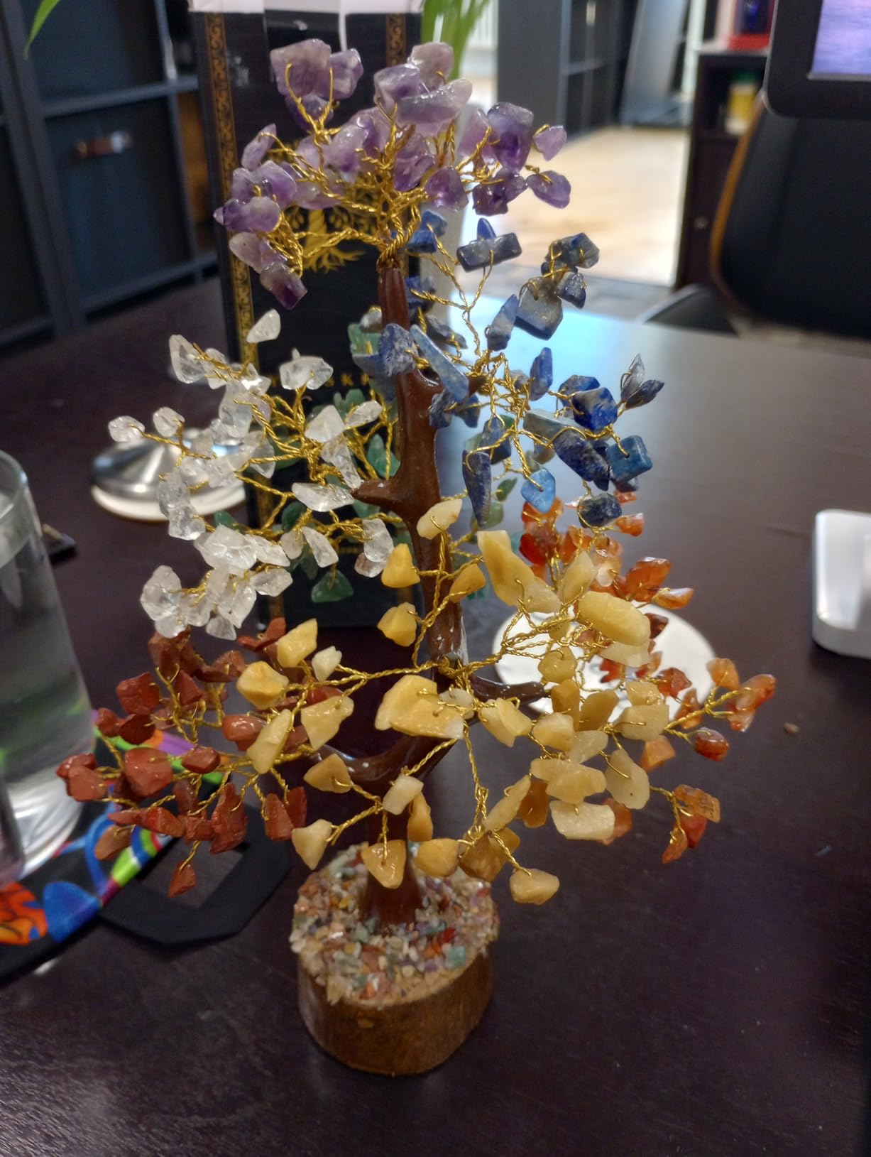 YATSKIA 7 Chakra Tree of Life - Crystals and Healing Stones | Birthday Gifts for Women| Crystal Tree for Positive Energy | Home & Office Decor | Gifts for Mom customer photo 1