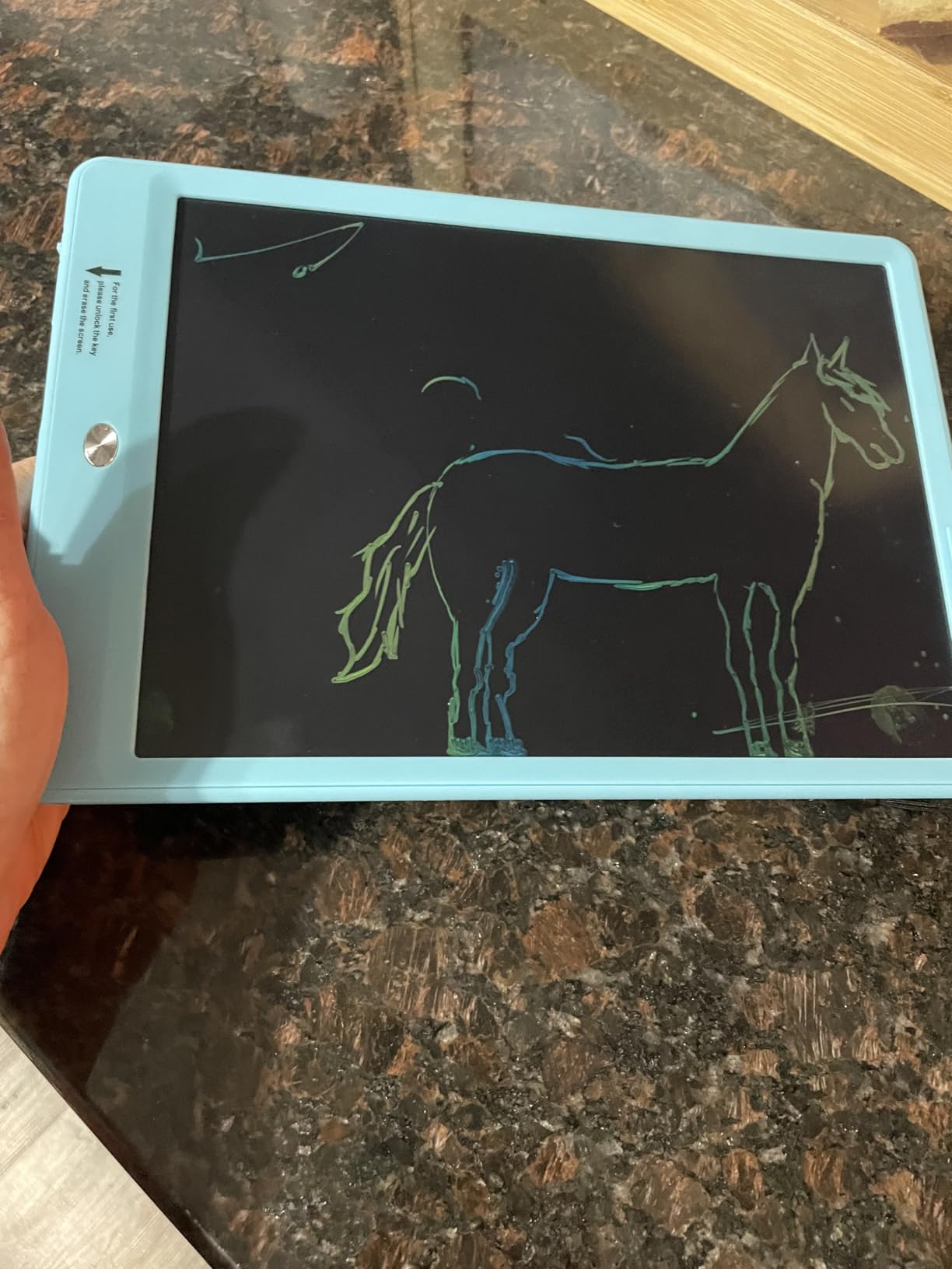 KOKODI LCD Writing Tablet, Gifts for 3 Years Old Boys and Girls,10 Inch Colorful Doodle Board Drawing Tablet, Erasable Reusable Electronic Drawing Pads, Educational and Learning Toys for Kids customer photo 1