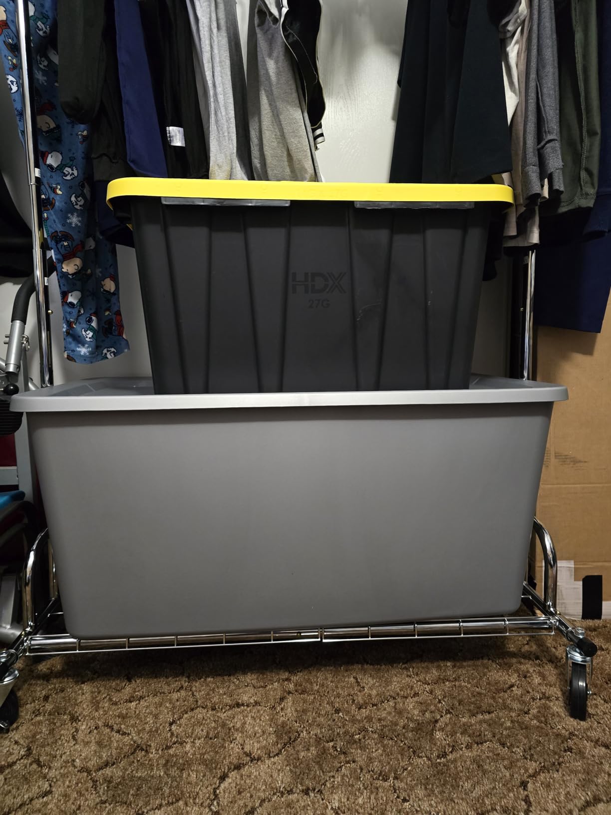 HOKEEPER Clothing Garment Rack Capacity 525LBS Collapsible Clothes Rack customer photo 1