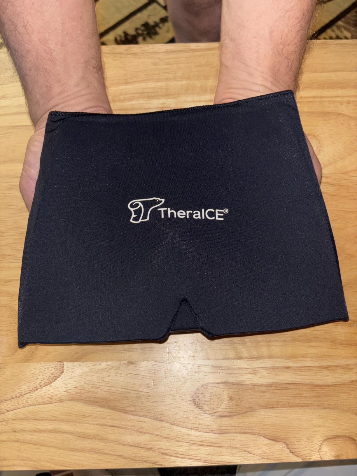 TheraICE Migraine Relief Cap, Headache Hat Ice Pack Mask, Cooling Head Wrap customer photo 1