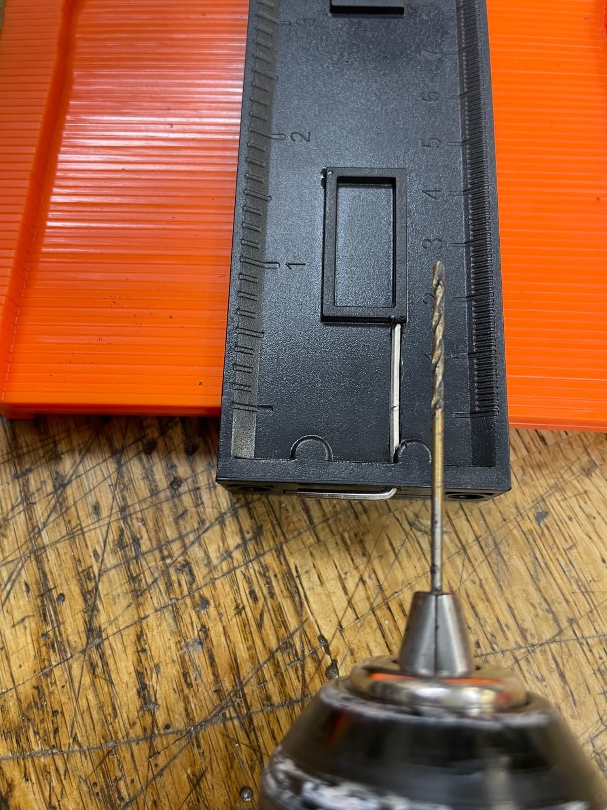 Saker Contour Gauge Profile Tool with Adjustable Lock 10 Inch Orange customer photo 2