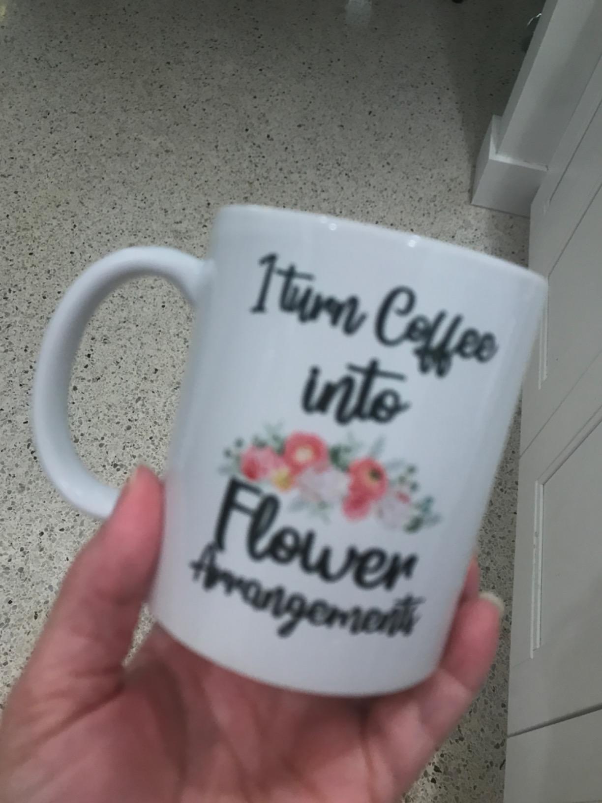 Retreez Funny Florist Gardener Floral Designer 11 Oz Ceramic Coffee Mugs customer photo 1