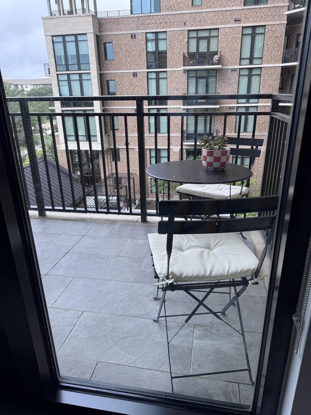 Grand Patio 3 Piece Folding Patio Bistro Set for Outdoor, Peacock Blue customer photo 1