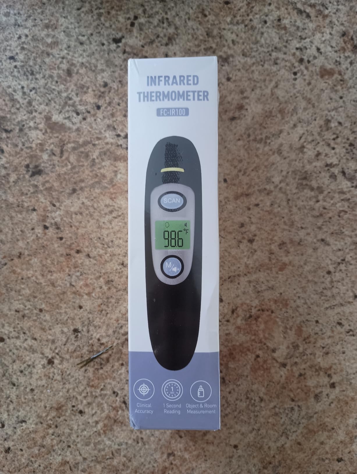 Ear and Forehead Thermometer for Adults & Kids, 1s Accurate Result | Fever Alarm, 1S Result, 3-Color Backlight LCD Display, Mute Mode, 35 Memory Recalls, Ear/Forehead/Object Mode, F/C Switchable customer photo 1