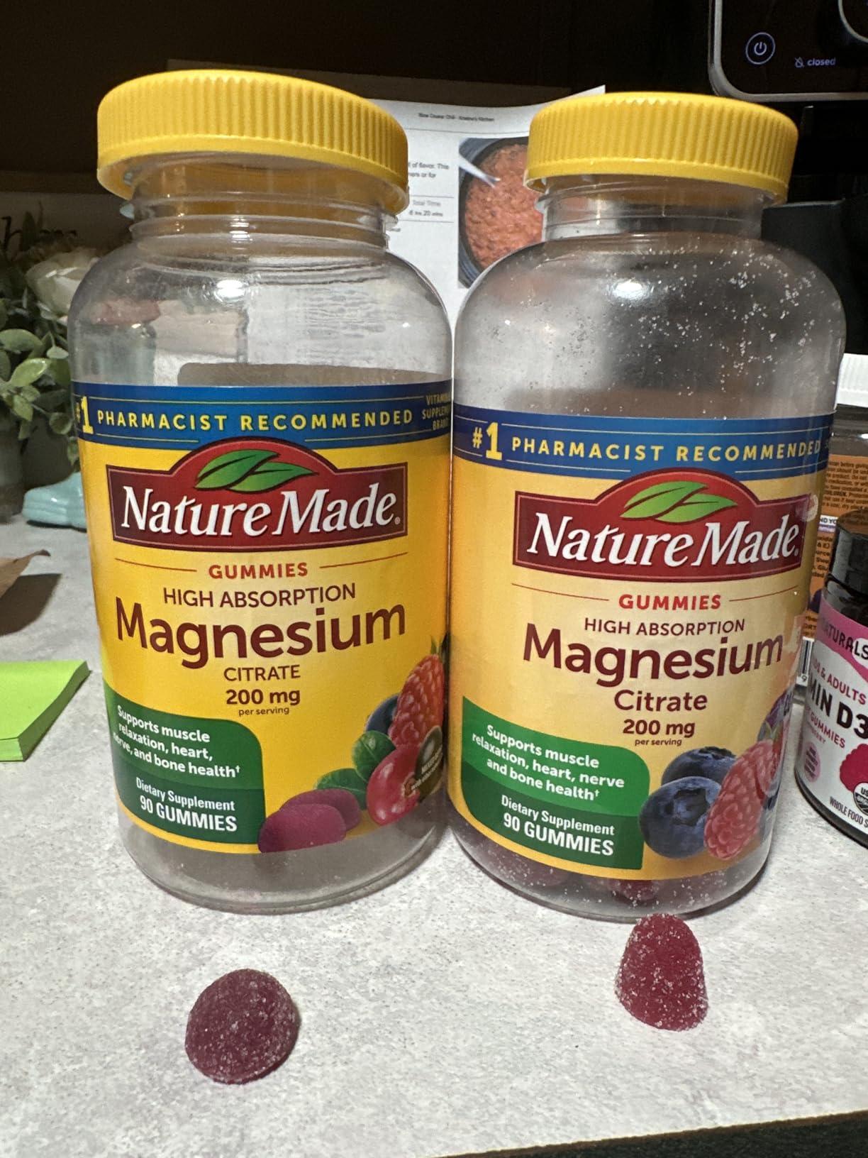 Nature Made High Absorption Magnesium Citrate 200mg per Serving, 60 Gummies customer photo 1