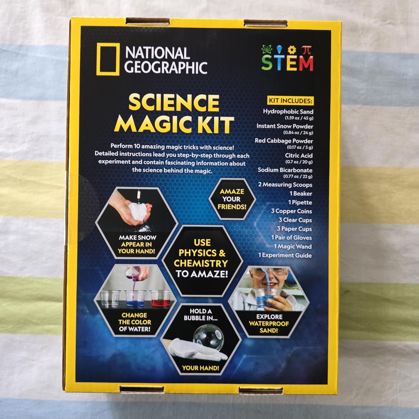 National Geographic Magic Chemistry Set with 10 Tricks for Kids Ages 8-12 | Science Experiments, STEM Projects, Science Toys, Hands-On Learning, Magic Tricks, Birthday Gift customer photo 1