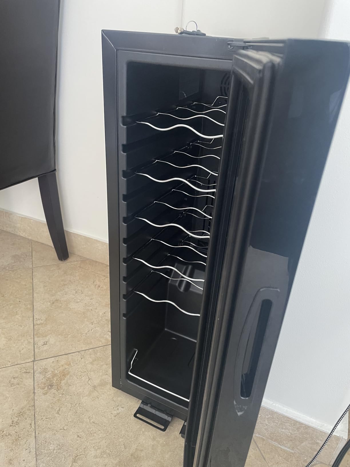 Ivation 12 Bottle Compressor Wine Cooler, Freestanding Fridge w/Lock, Black customer photo 2
