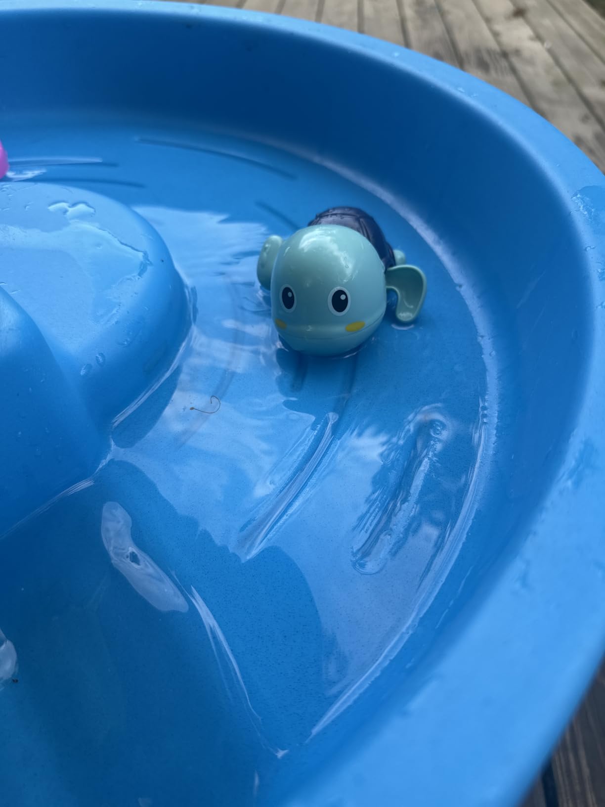 SEPHIX Bath Toys for Toddlers 1-3, Cute Swimming Turtle Bath Toys for 1 2 Year Old Boy Girl Gifts, Water Pool Toys for Baby Toddler Toys Age 1-4, Wind-up Infant Bathtub Toys, 3 Pack customer photo 1