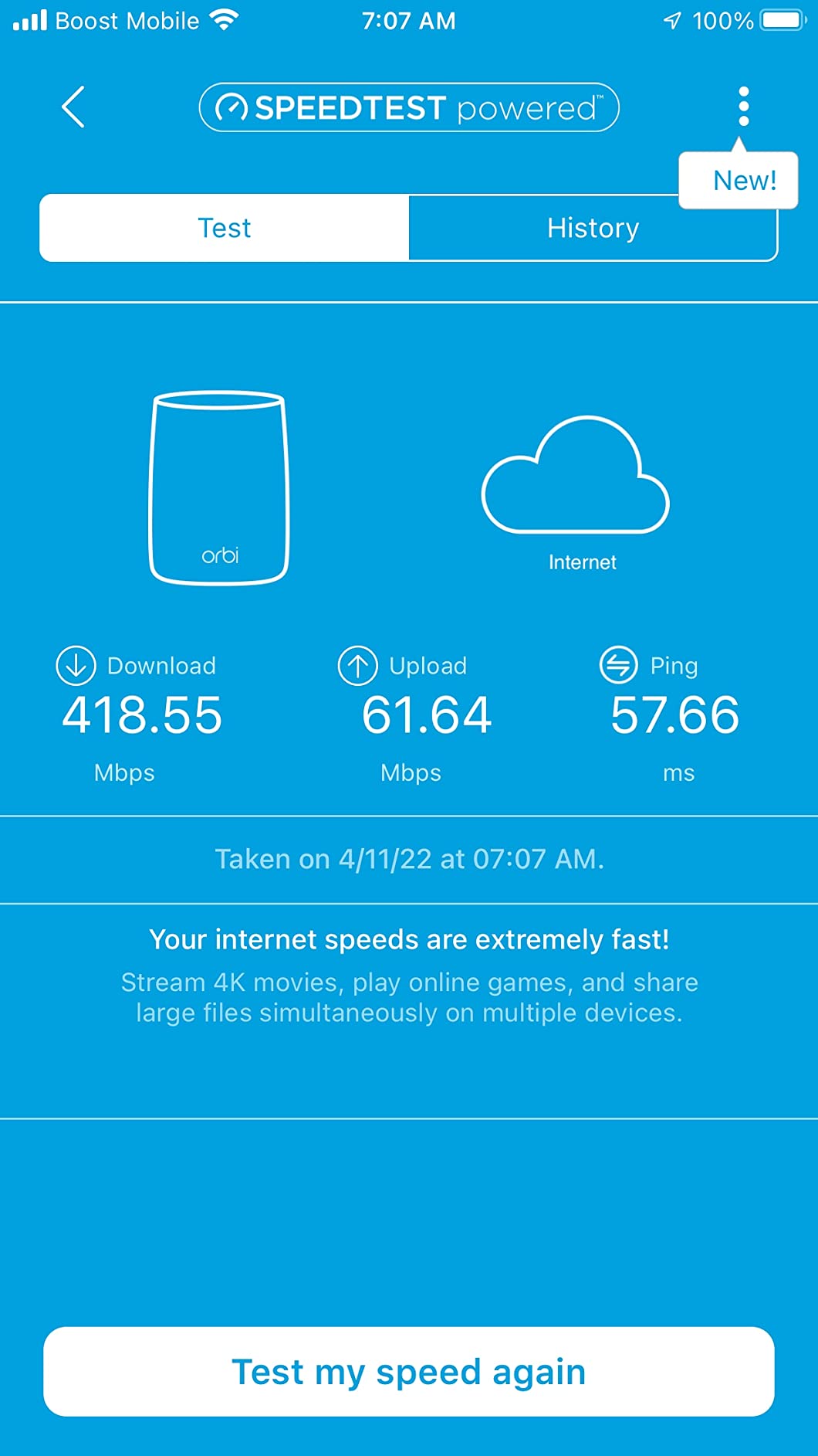 NETGEAR Orbi Whole Home Tri-Band Mesh WiFi 6 System (RBK752) – Router with 1 Satellite Extender | Coverage up to 5,000 sq. ft., 40 Devices | AX4200 (Up to 4.2Gbps) customer photo 2