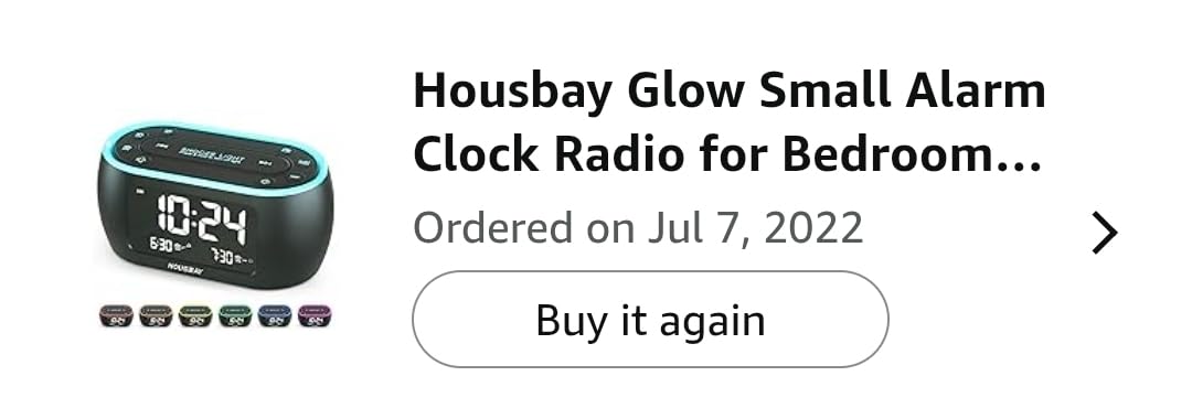 HOUSBAY Digital Alarm Clock Radio for Bedrooms with Night Light | Phone-Free Wake-Up with Dual Alarm, FM Radio for Favorite Stations, Small Radio Clock for Bedside, Battery Backup customer photo 2