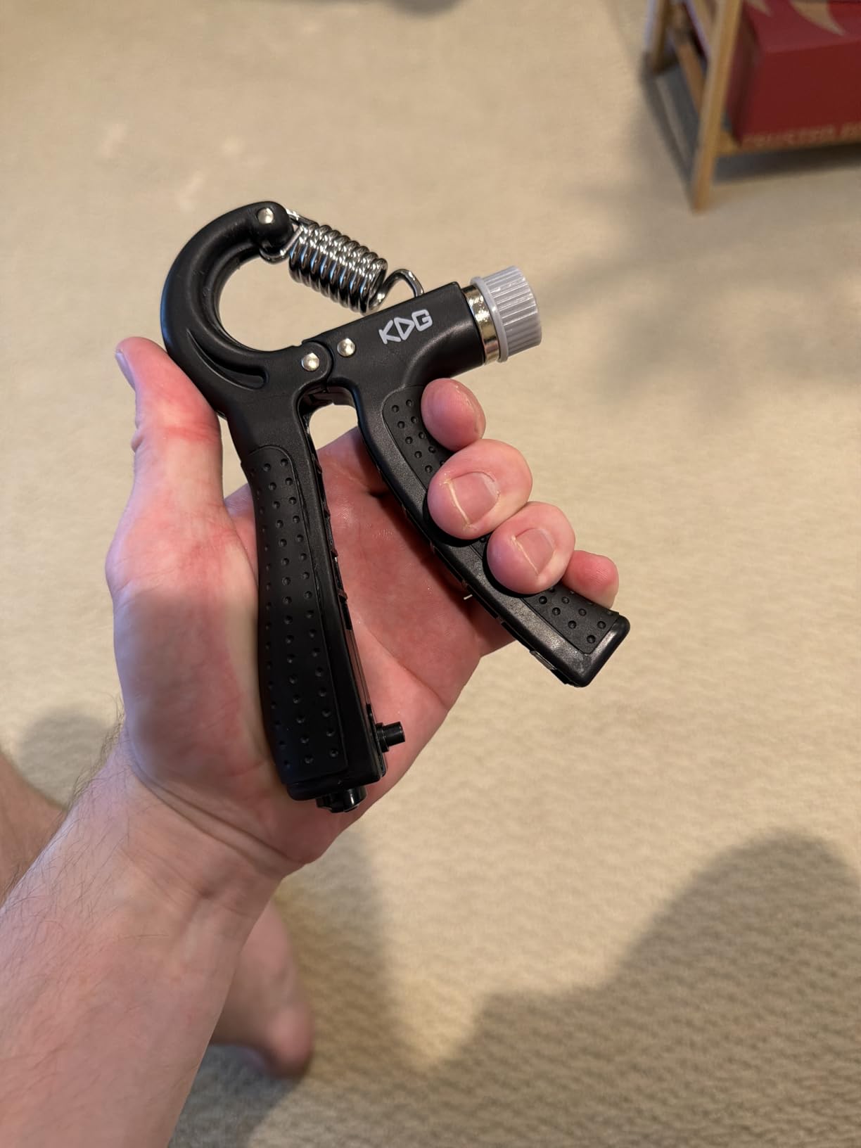 KDG Hand Grip Strengthener 2 Pack Adjustable Resistance 10-130 lbs Forearm Exerciser,Grip Strength Trainer for Muscle Building and Injury Recovery for Athletes customer photo 1