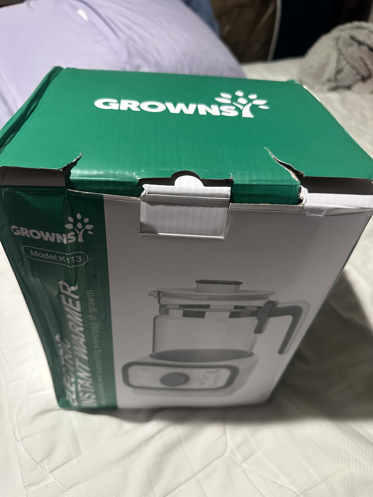 GROWNSY Baby Instant Warmer & Glass Water Boiler with LCD Display and Timer customer photo 2