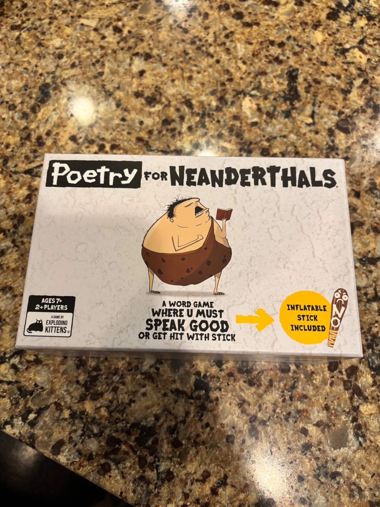 Exploding Kittens Poetry for Neanderthals, 2-6 Players, Ages 7+ Word Game customer photo 2