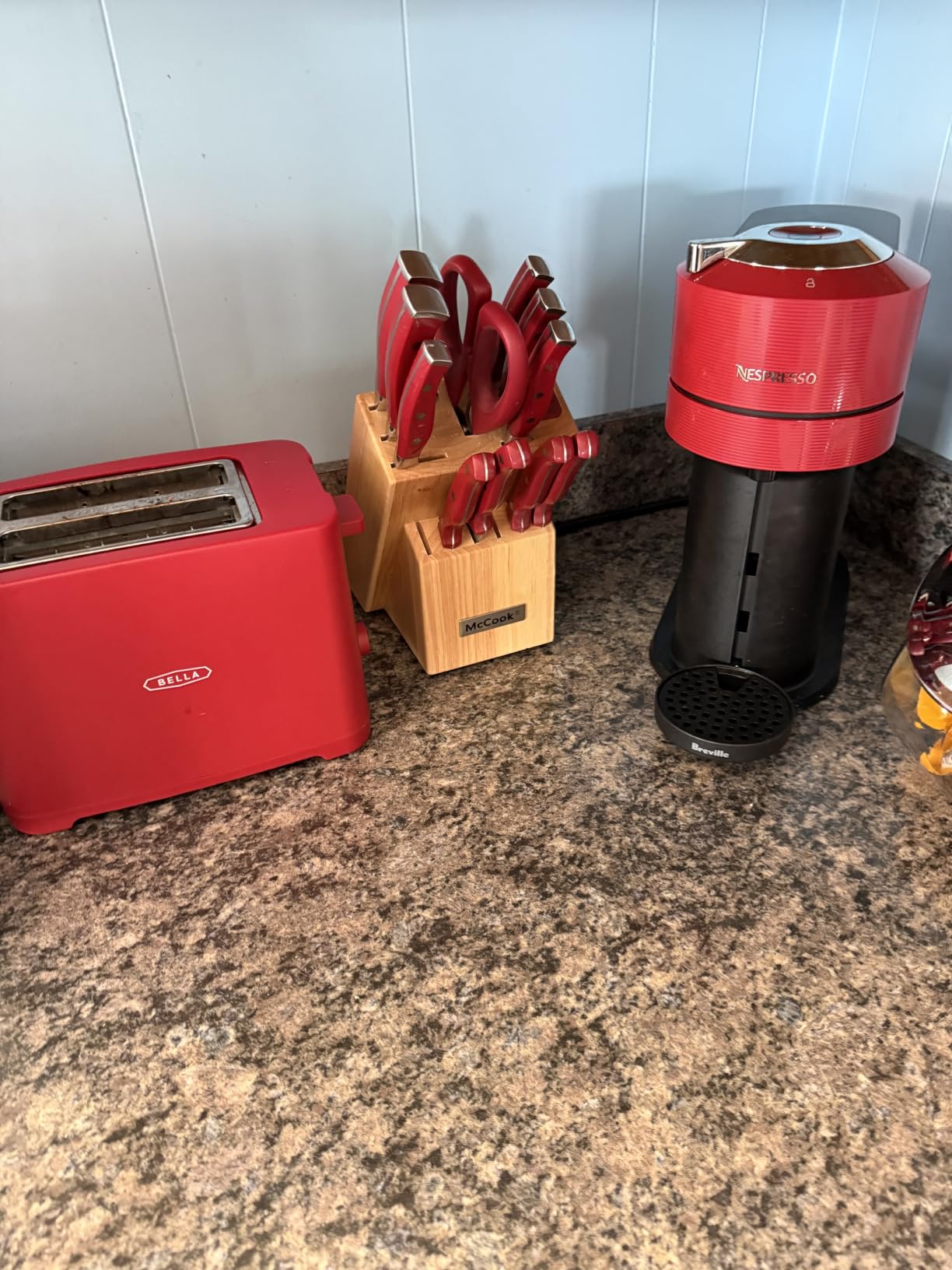 McCook® Knife Sets,German Stainless Steel Kitchen Knife Block Set with Built-in Sharpener customer photo 1