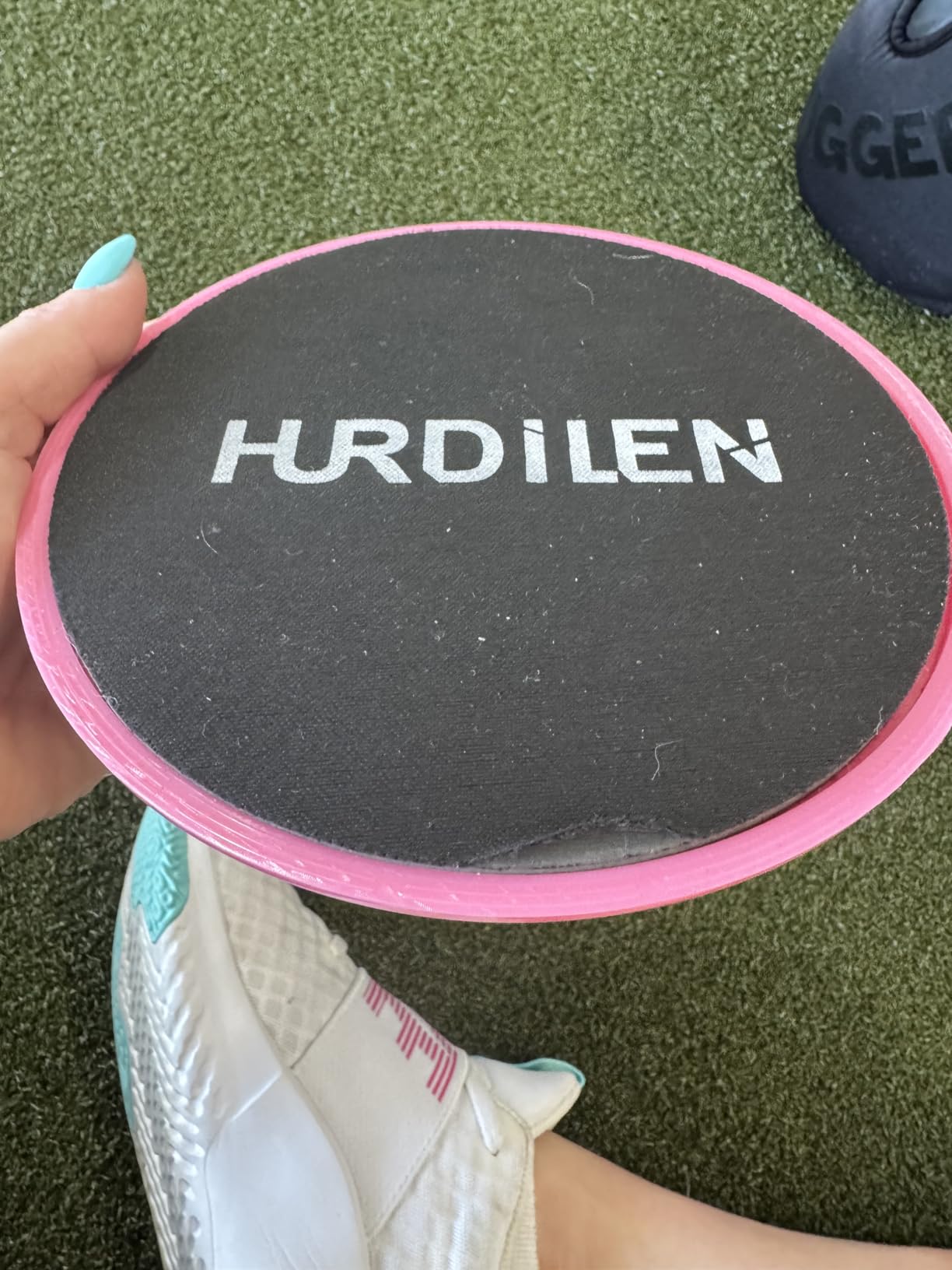 Core Sliders, Exercise Gliding Discs Dual Sided Use on Carpet and Hardwood Floors, Lightweight and Perfect Fitness Apparatus for Training Abdominal Core Strength customer photo 1