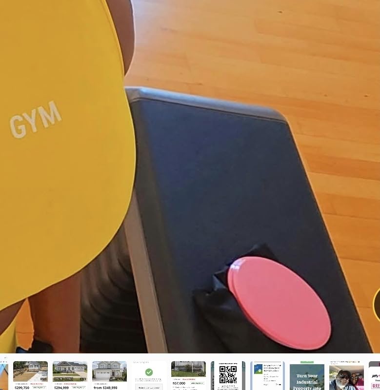 Core Sliders, Exercise Gliding Discs Dual Sided Use on Carpet and Hardwood Floors, Lightweight and Perfect Fitness Apparatus for Training Abdominal Core Strength customer photo 2